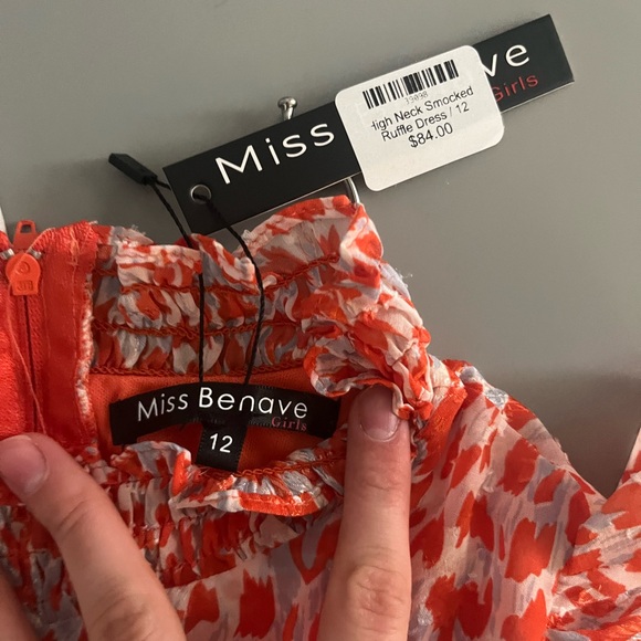 Miss Benave orange leopard dress - Picture 2 of 3